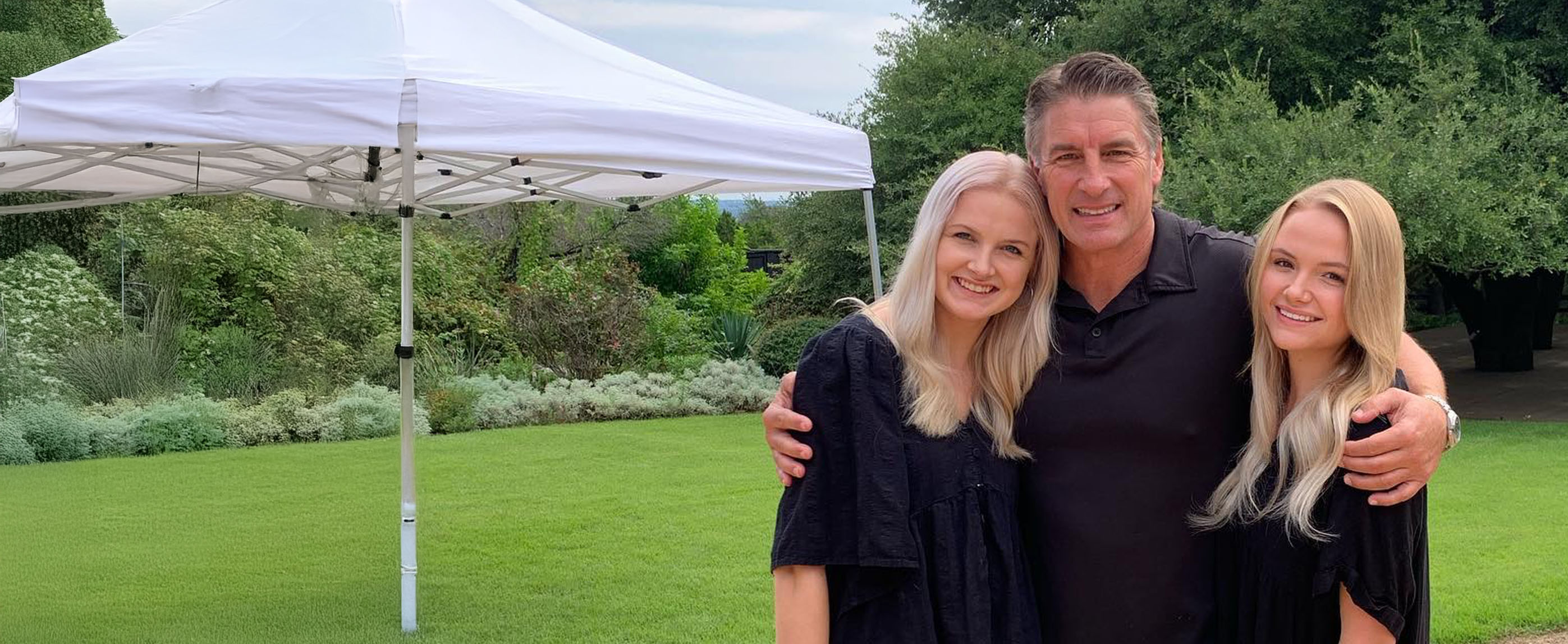 Brad Fulks Austin realtor with his daughters - family photo showing personal side of experienced real estate agent